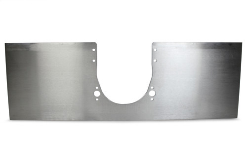 Motor Plate - Front - 36 x 12 x 0.25 in Thick - Aluminum - Natural - Small Block Chevy - Each