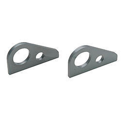 Chassis Tie Down Rings - Weld-On - 1-1/4 in Hole - 0.250 in Thick - Steel - Natural - Pair