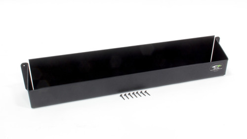 Oil Shelf - Wall Mount - 12 qt Capacity - 30.5 x 5.5 x 5 in - Plastic - Black - Each