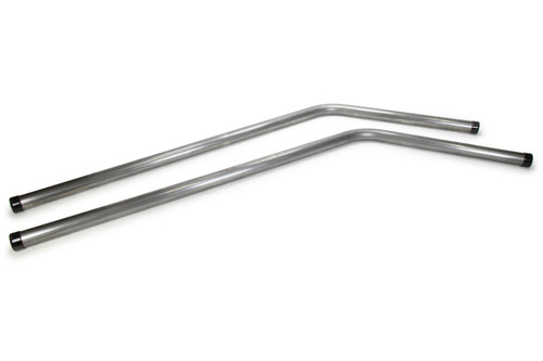 Roll Cage - Strut Kit - Formed - Weld-On - Rear Struts - 1.75 in Diameter - Steel - Natural - Universal - Pair