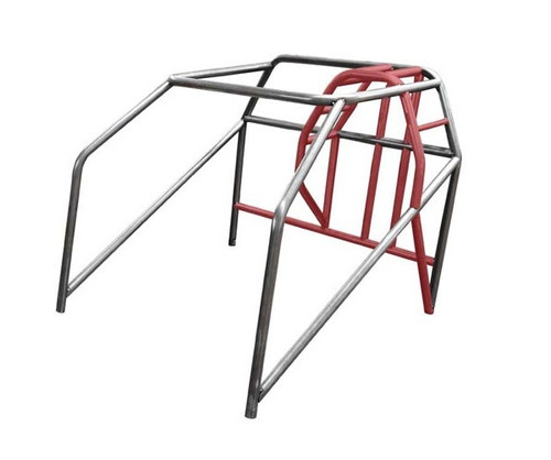 Roll Cage Conversion - Weld-On - 10 Point to Funny Car Cage - 1.625 in Diameter - 0.134 in Wall - Steel - Natural - Competition Engineering 10 Point Cage - Kit