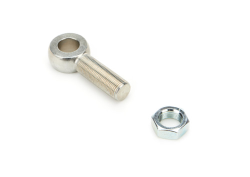 Rod End - Solid - 3/4 in Bore - 3/4-16 in Left Hand Male Thread - Straight - Steel - Zinc Plated - Each