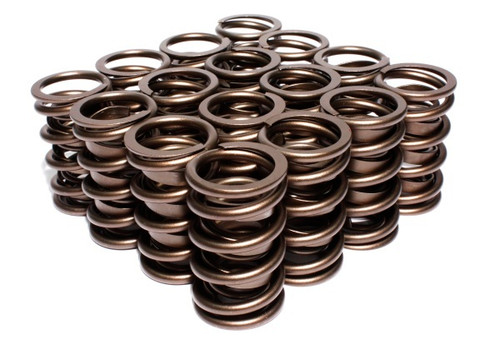 Valve Spring - Dual Spring / Damper - 391 lb/in Spring Rate - 1.130 in Coil Bind - 1.442 in OD - Set of 16