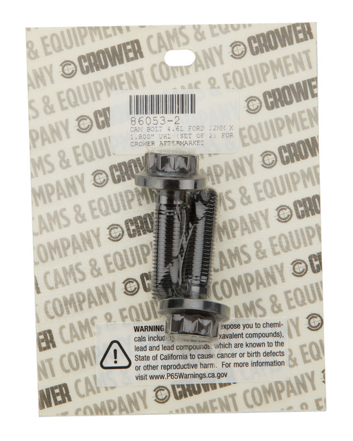 Camshaft Gear Bolt Kit - 12 mm x 1.50 Thread - 1.800 in Long - 13/16 in 12 Point Head - Pair