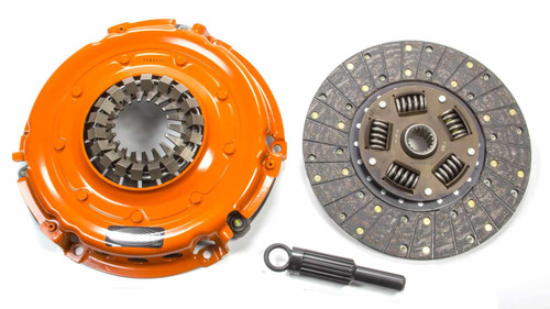 Clutch Kit - Dual Friction - Single Disc - 10.7 in Diameter - 1-3/16 in x 18 Spline - Sprung Hub - Organic / Carbon - Mopar B-Body / E-Body 1966-72 - Kit