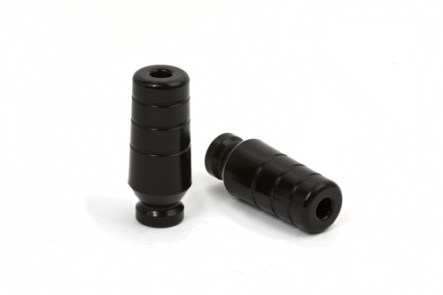 Bump Stop - OEM Style - 1.5 in ID - 5 in Tall - Bolt-On - Extended - Front - Polyurethane - Black - Jeep Cherokee XJ 1997-2001 - Pair