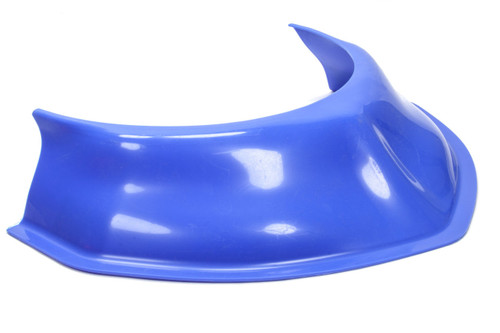Hood Scoop - 3.5 in Tall - 20 in Wide - Tapered Front - Plastic - Dark Blue - Each