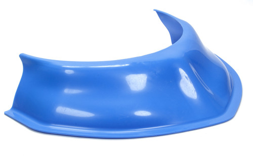 Hood Scoop - 3.5 in Tall - 20 in Wide - Tapered Front - Plastic - Light Blue - Each