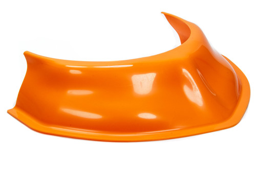 Hood Scoop - 3.5 in Tall - 20 in Wide - Tapered Front - Plastic - Orange - Each