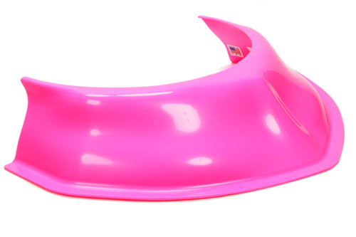 Hood Scoop - 3.5 in Tall - 20 in Wide - Tapered Front - Plastic - Fluorescent Pink - Each