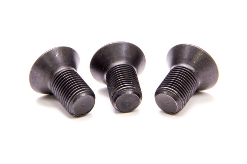 Brake Rotor Bolt - 1/2-20 in Thread - 1 in Long - Allen Head - Steel - Black Oxide - Set of 3