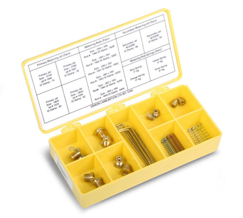 Carb Calibration Kit - Street Demon - Metering Rods / Metering Jets / Springs / Case - 625 CFM Street Demon Carburetors - Kit