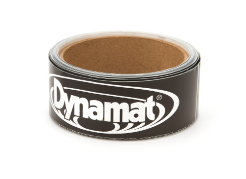 Heat and Sound Barrier Tape - Dynatape - 30 ft Roll - 1.5 in Wide - Self Adhesive Backing - Aluminum - Black - Each