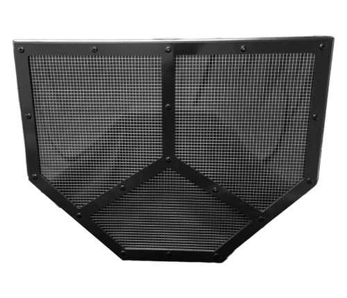 Radiator Screen - Shaker - 24 x 19 in - Plastic - Black - Natural - Modified - Each