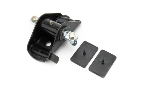 Spring Perch - Lower - Bushing Included - Steel - Black Paint - Fort Mustang 1964-73 - Each