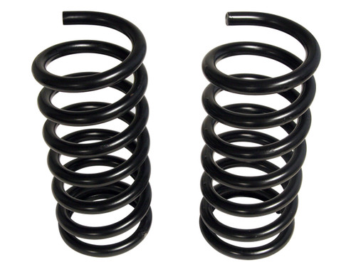 Suspension Spring Kit - Performance - 1 in Lowering - Front - Steel - Black Powder Coat - Ford Mustang 1967-73 - Pair