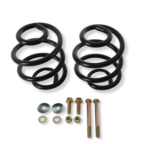 Suspension Spring Kit - 5.5 in Lowering - Coil Spring - Rear - Steel - Black Powder Coat - GM Fullsize Truck 1967-72 - Pair Suspension Spring Kit - 5.5 in Lowering - Coil Spring - Rear - Steel - Black Powder Coat - GM Fullsize Truck 1967-72 - Pair