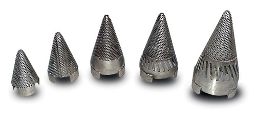 Exhaust Insert - Vortex Cone - 3 in Diameter - 4.75 in Long - Stainless - Each Exhaust Insert - Vortex Cone - 3 in Diameter - 4.75 in Long - Stainless - Each
