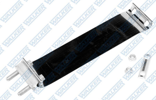 Exhaust Clamp - Band Clamp - 2.5 in Diameter - Strap - Stainless - Natural - Each