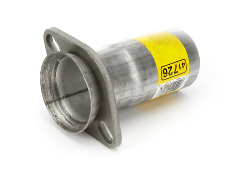 Exhaust Connector - 3 in Ball Flange to 2.5 in ID - 6 in Long - Steel - Aluminized - Universal - Each