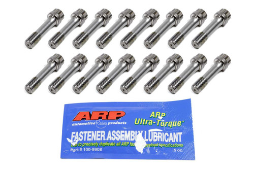 Connecting Rod Bolt Kit - 3/8 in Bolt - 1.5 in Long - 12 Point Head - ARP8740 - Chromoly - Natural - Set of 16