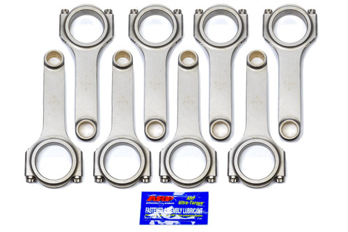 Connecting Rod - H Beam - 6.800 in Long - Bushed - 7/16 in Cap Screws - ARPL19 Bolt - Forged - Steel - Various V8 Applications - Set of 8 Connecting Rod - H Beam - 6.800 in Long - Bushed - 7/16 in Cap Screws - ARPL19 Bolt - Forged - Steel - Various V8 Applications - Set of 8