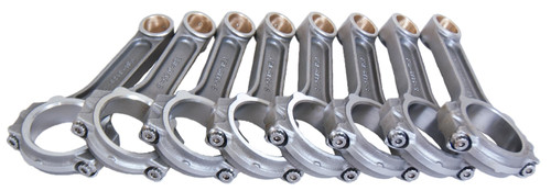 Connecting Rod - I Beam - 6.135 in Long - Bushed - 7/16 in Cap Screws - 8740 Bolt - Forged - Steel - Big Block Chevy - Each