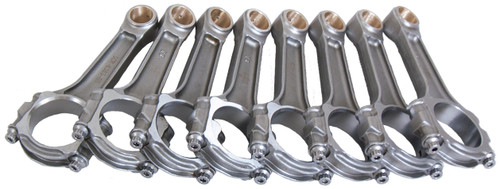 Connecting Rod - SIR - I Beam - 6.385 in Long - Bushed - 7/16 in Cap Screws - 8740 Bolt - Forged - Steel - Big Block Chevy - Set of 8 Connecting Rod - SIR - I Beam - 6.385 in Long - Bushed - 7/16 in Cap Screws - 8740 Bolt - Forged - Steel - Big Block Chevy - Set of 8