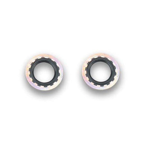 Sealing Washer - Stat-O-Seal - 0.438 in ID - Aluminum Washer - Rubber O-Ring - Pair