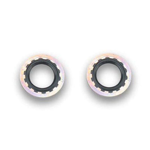 Sealing Washer - Stat-O-Seal - 0.563 in ID - Aluminum Washer - Rubber O-Ring - Pair