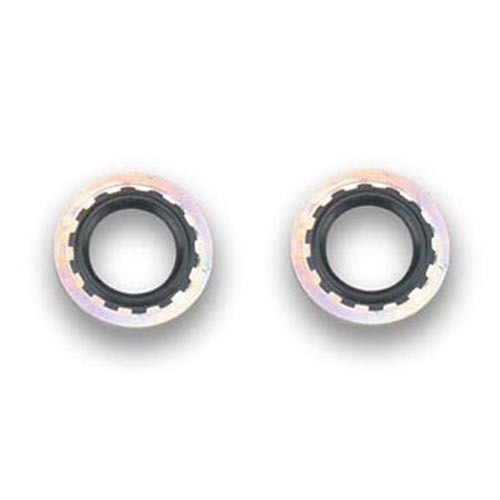 Sealing Washer - Stat-O-Seal - 0.75 in ID - Aluminum Washer - Rubber O-Ring - Pair