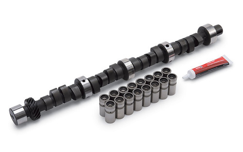 Camshaft / Lifters - Performer RPM - Hydraulic Flat Tappet - Lift 0.488 / 0.510 in - Duration 308 / 318 - 112 LSA - 1500 / 6500 RPM - Small Block Mopar - Kit
