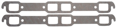Exhaust Header / Manifold Gasket - 1.840 x 1.330 in Rectangular Port - Steel Core Laminate - Mopar B / RB-Series - Pair