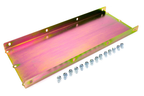 Valley Cover - 7.58 in Wide - Steel - Cadmium - Edelbrock Victor Big-Block Chrysler Heads - Mopar B-Series - Each