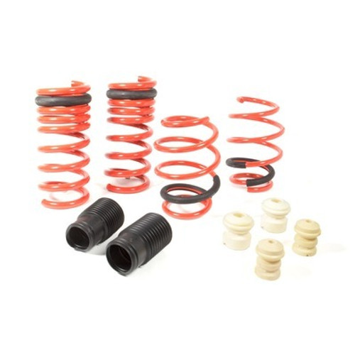Suspension Spring Kit - Sportline - Lowering - Front / Rear - Steel - Red Powder Coat - Ford Mustang 2015-21 - Kit