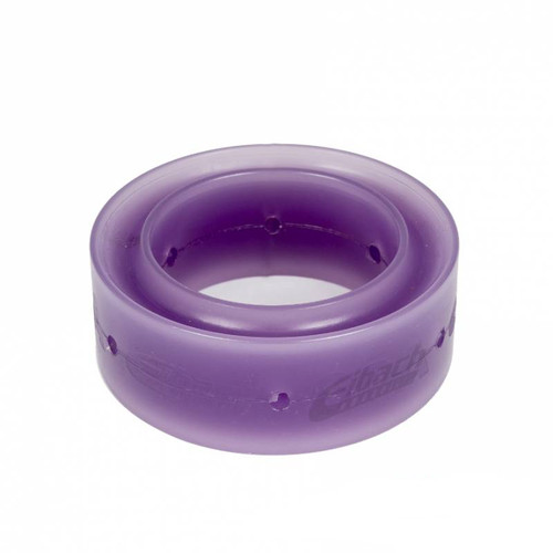 Spring Rubber - 60 Durometer - 2.5 in Springs - 0.75 in Height - Polyurethane - Purple - Each