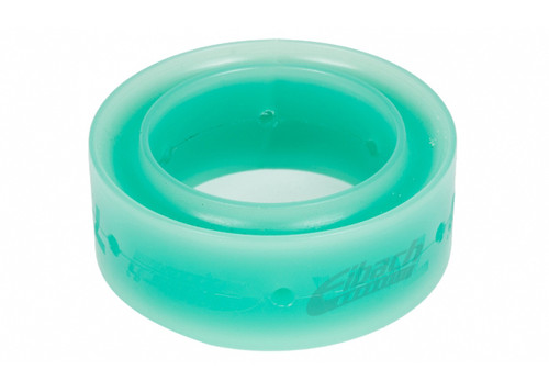 Spring Rubber - 70 Durometer - 5 in Barrel Springs - 1.5 in Height - Polyurethane - Green - Each