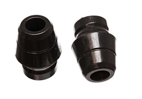 Bump Stop - Hyper-Flex - OEM Style - 5.38 in Tall - Snap-In - Front - Polyurethane - Black - Jeep Wrangler TJ 1997-2006 - Pair