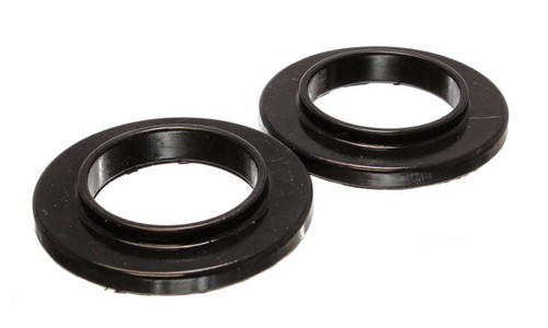 Coil Spring Isolator - Hyper-Flex - 2.75 in ID - 4.563 in OD - 0.75 in Tall - Polyurethane - Black - Universal - Pair