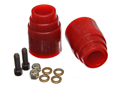 Bushing Kit - 4 Bar Bushings - Hyper-Flex - Tree - 1.25 in OD - 0.563 in ID - Bolt-On - Polyurethane - Red - Kit