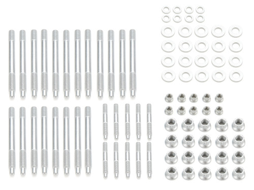Cylinder Head Stud Kit - 12 Point Nuts - Steel - Zinc Oxide - GM LS-Series 2004-07 - Kit Cylinder Head Stud Kit - 12 Point Nuts - Steel - Zinc Oxide - GM LS-Series 2004-07 - Kit