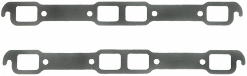 Exhaust Header / Manifold Gasket - 1.330 x 1.840 in Rectangular Port - Steel Core Laminate - Mopar B / RB-Series - Pair