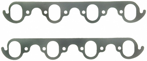 Exhaust Header / Manifold Gasket - 2.100 x 1.500 in Oval Port - Steel Core Laminate - Big Block Ford - Pair