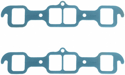 Exhaust Header / Manifold Gasket - 1.560 x 1.950 in Rectangular Port - Steel Core Laminate - Oldsmobile V8 - Pair