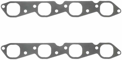 Exhaust Header / Manifold Gasket - Marine - Stock Port - Steel Core Laminate - Big Block Chevy - Pair