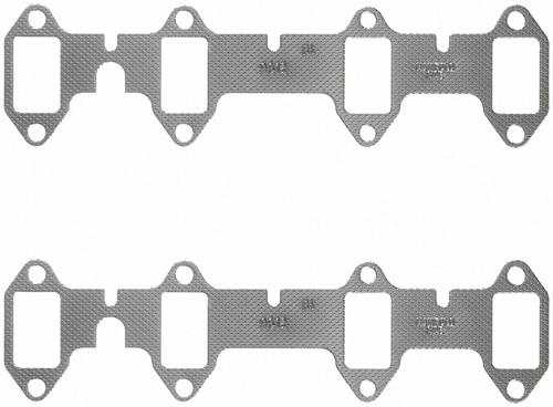 Exhaust Header / Manifold Gasket - 1.430 x 2.340 in Rectangle Port - Composite - Big Block Ford - Pair