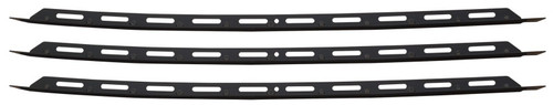 Window Brace Kit - Front - Predrilled - Foam Padded - Slotted Support Flange - Aluminum - Black Powder Coat - North American Sportsman - Kit