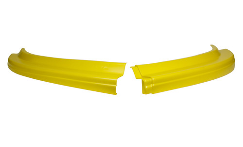 Air Valance - MD3 Evolution II - 2-Piece - Plastic - Yellow - Dirt Late Model - Kit Air Valance - MD3 Evolution II - 2-Piece - Plastic - Yellow - Dirt Late Model - Kit