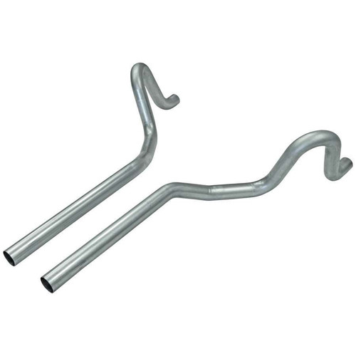 Exhaust Tailpipe - 2.5 in Diameter - Steel - Aluminized - GM A-Body 1964-72 - Pair