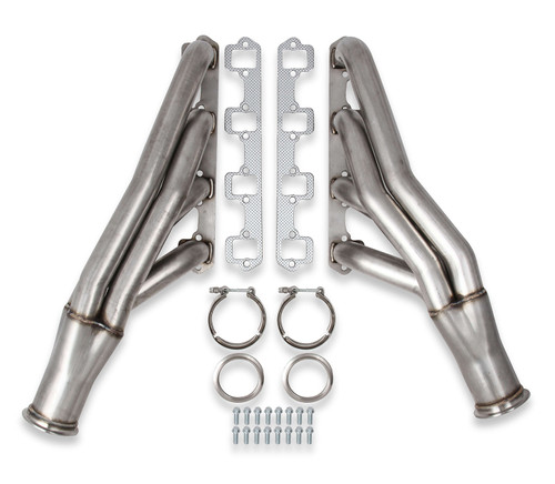 Headers - Turbo Headers - 1.75 in Primary - 3 in Collector - Gaskets / Hardware Included - Stainless - Natural - Small Block Ford - Pair